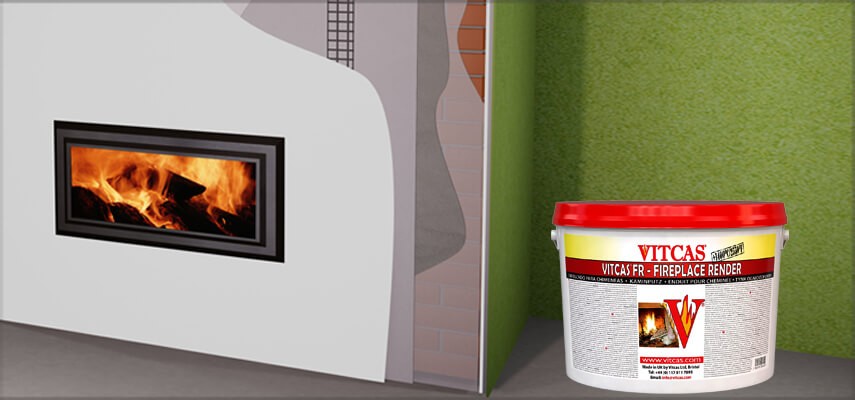 Boiler Stove Vitcas Black Fire Cement Heat Resistant to 1250 °C for Fireplace 