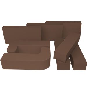 VITCAS Fire Bricks-Brown