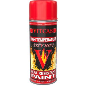 Heat Resistant Spray Paint – Red 300°C 