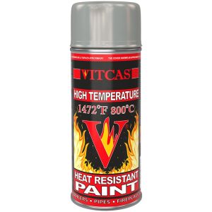 Heat Resistant Spray Paint - Silver 800°C