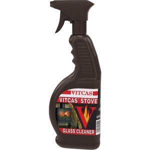 Stove Glass Cleaner - Fireplace & BBQ