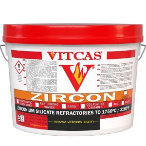 Zircon Coil Plaster Castable 1750°C