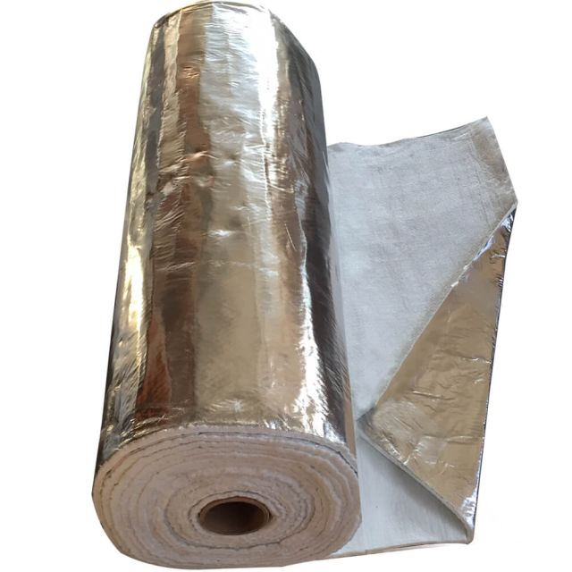 Aluminium Coated Insulation - Flue Wrap 1M x12mm -per Metre
