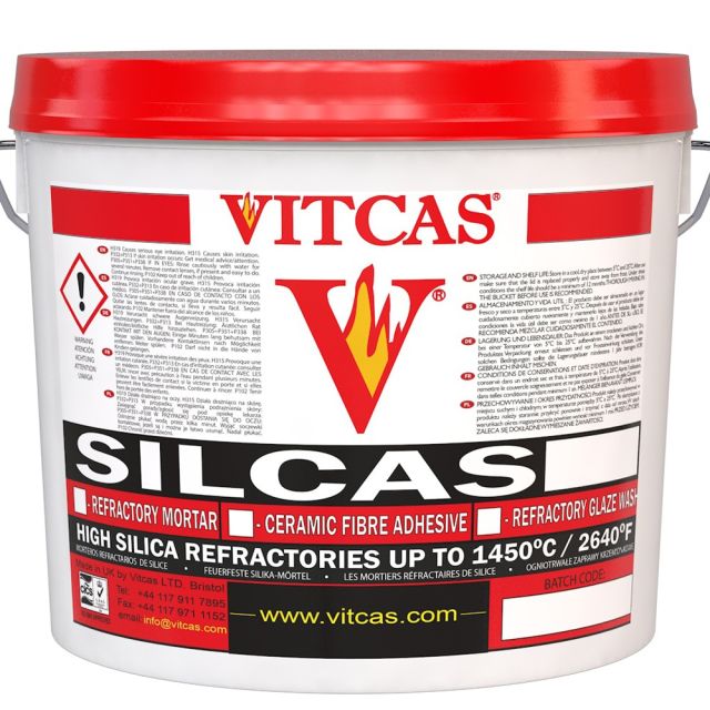 Silcas A-Refractory Mortar 1400°C - VITCAS