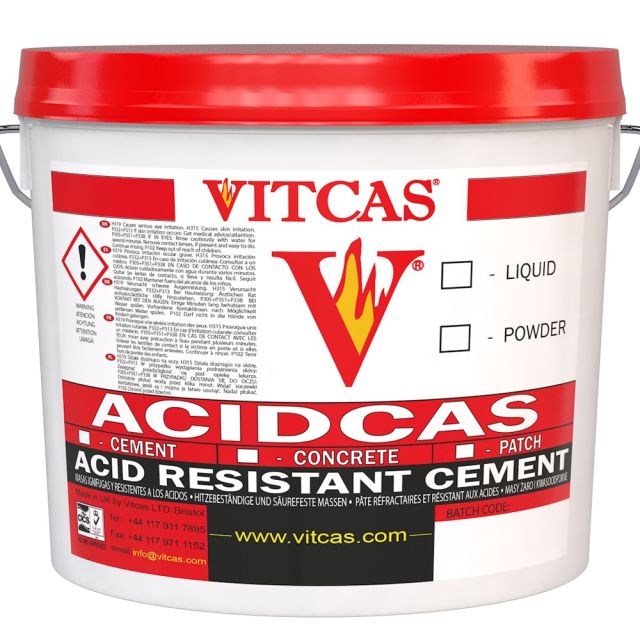 Acid Resistant Concrete-25kg+Liquid - VITCAS