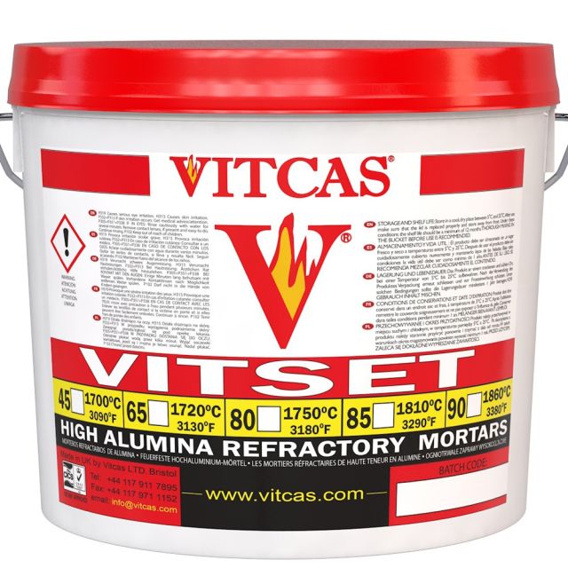 Vitset 85-Refractory Mortar Ready Mixed - VITCAS