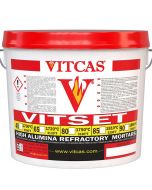 Vitset 80-Refractory Mortar Ready Mixed 1750°C - VITCAS