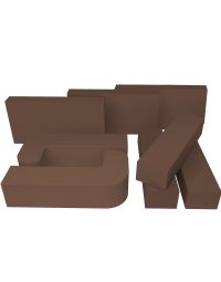 VITCAS Fire Bricks-Brown